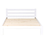 White-Alice-Queen-Bed-Frame (L2020 W1550 H800/360mm head/footer, Inner L1950, W1440mm)