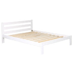 White-Alice-Queen-Bed-Frame (L2020 W1550 H800/360mm head/footer, Inner L1950, W1440mm)