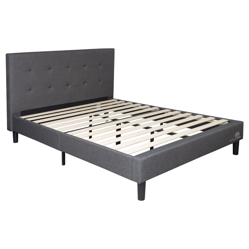 Shirley Fabric Queen Bed