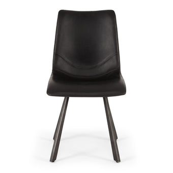 Rustic Chair Vintage Grey PU - Assembled
