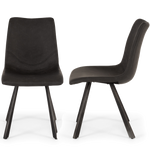 Rustic Chair Vintage Grey Pu