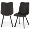 Rustic Chair Vintage Grey Pu