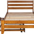 Sammie Single Oak Bed with Trundle
