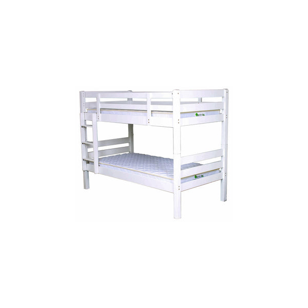 Sammie Classic Bunk With 2x Bonny Mattresses-White