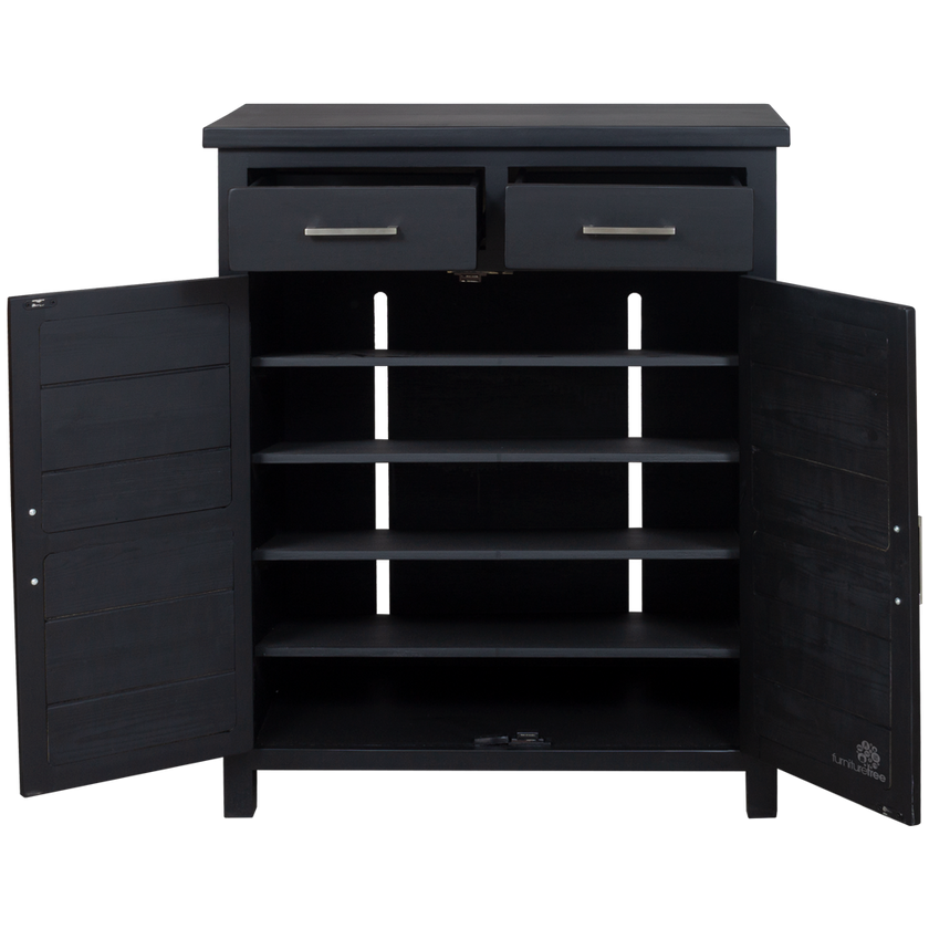 Black Alice Shoe Cabinet