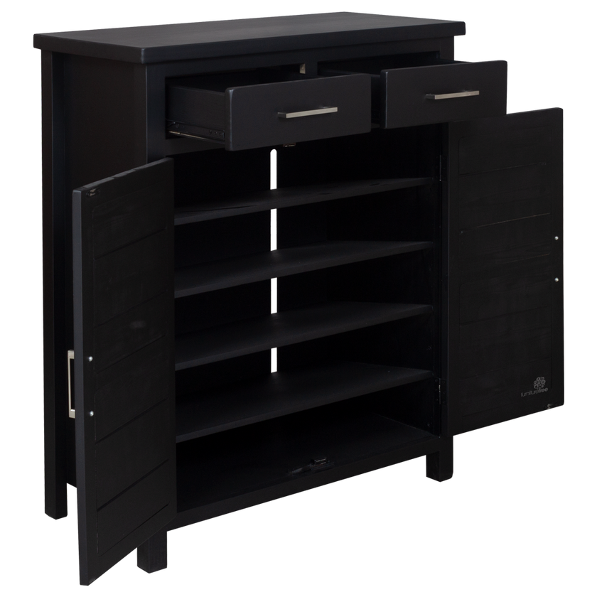Black Alice Shoe Cabinet