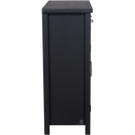 Black Alice Shoe Cabinet (W800 D400 H1000mm)