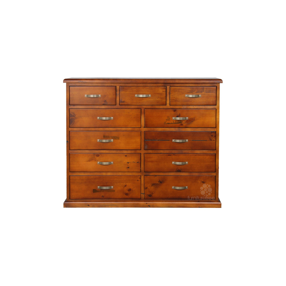 Settler 11 Drawer Tallboy (W1500 x D450 x H1270)