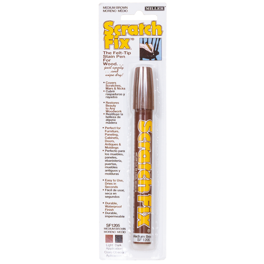 Scratch Fix Pen - Medium Brown