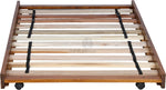 Sammie Oak Stain Pull Out Trundle Bed*KD