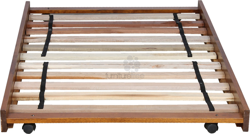 Sammie Oak Stain Pull Out Trundle Bed*KD