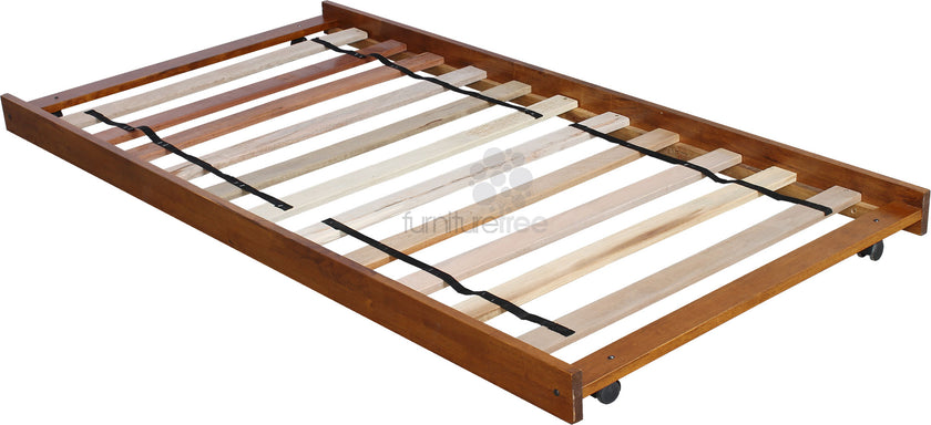 Sammie Oak Stain Pull Out Trundle Bed*KD