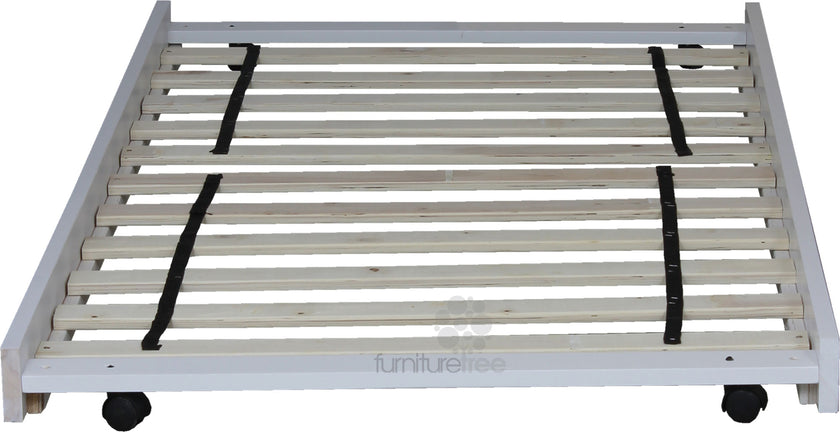 Sammie White Pull Out Trundle Bed *Kit