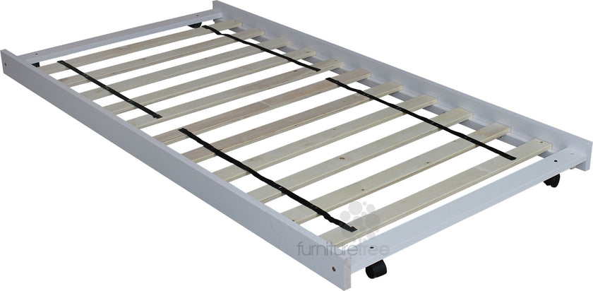 Sammie White Pull Out Trundle Bed *Kit