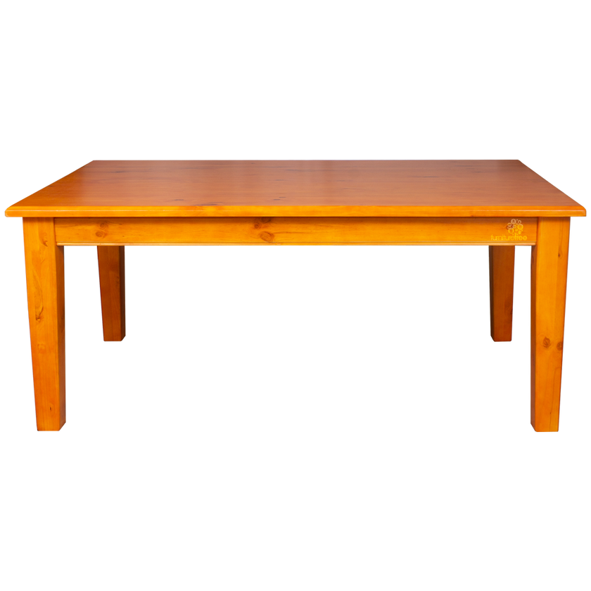 Spring 1.8m Stained Pine Dining Table