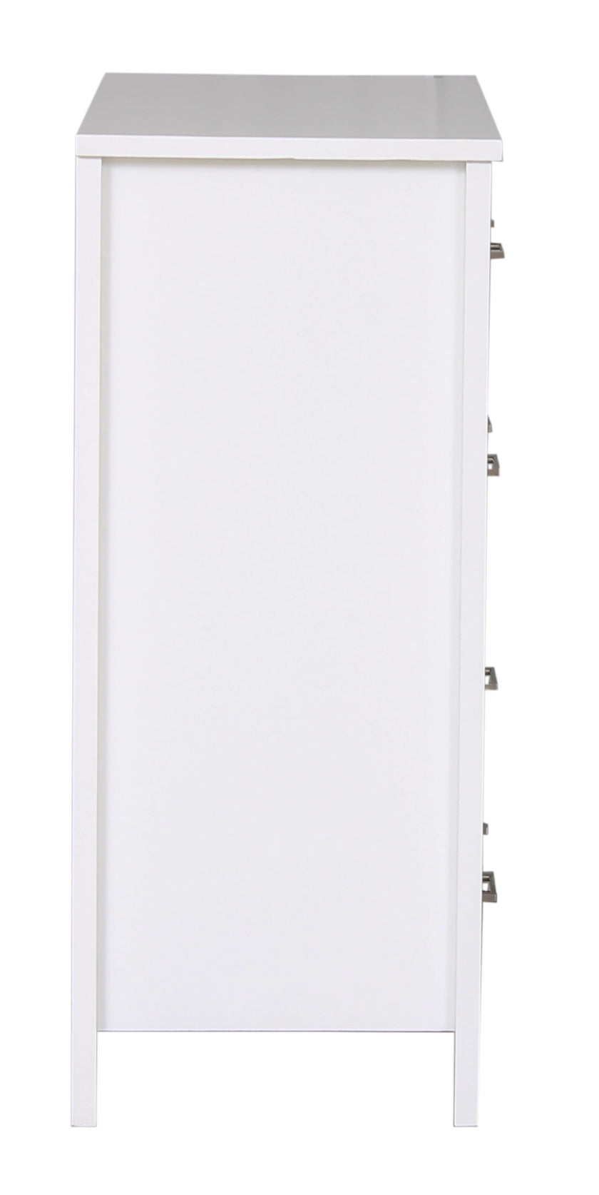 Tina 5 Drawer Tallboy- White