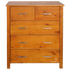 Alice 5 Drawer Tallboy (W860 D440 H1050mm)