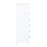 Master 8 Drawer Tallboy White