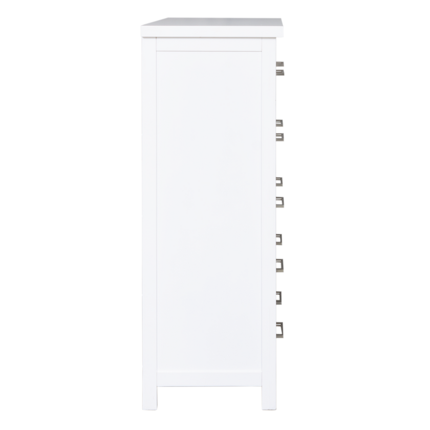 Master-5-Drawer-Tallboy-White