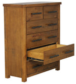 Woodside-6-Drawer-Tallboy (H1265 x W1050 x D450)