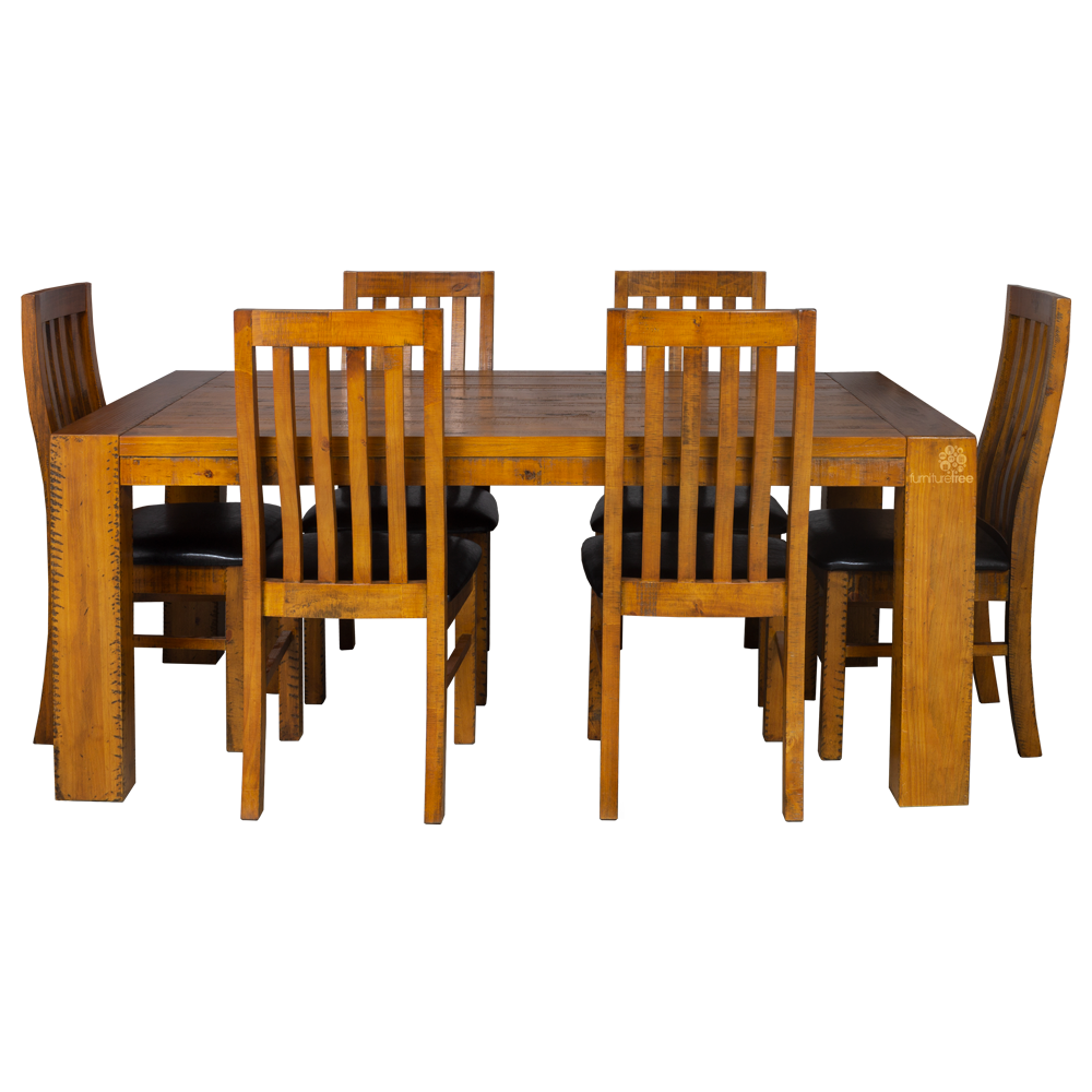 Woodside 1.8 7 pcs Dining Suite