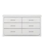 New Maestro 6 Drawer Dresser White (W1290 D400 H830 mm)