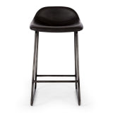Haus Barstool Vintage Black PU (W42 D45 H76.5 SH65CM)